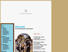 Tablet Screenshot of franciscanconnection.org